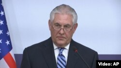 U.S. Secretary of State Rex Tillerson (file photo)