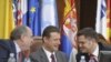 Ministri spoljnih poslova Crne Gore, Hrvatske i Srbije, Milan Roćen, Gordan Jandroković i Vuk Jeremić na skupu u Beogradu, Fotografije uz tekst: Vesna Anđić