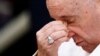 Pope Francis broke down while speaking about Ukraine during a prayer service in Rome on December 8.
