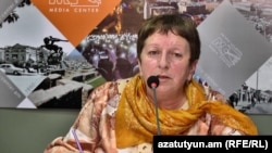 Armenia -- Human rights activist Zhanna Aleksanian, 23Oct2018.