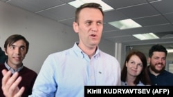 Алексей Навальный в штабе 