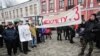 Ілюстрацыйнае фота. «Марш недармаедаў» у Бабруйску супраць дэкрэту № 3. Бабруйск, 12 сакавіка 2017 году