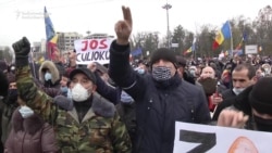 Moldovan Protesters Demand Snap Elections