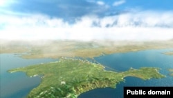 Vedere aeriană a Crimeei