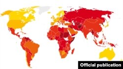 Так у Transparency International оцінюють рівень сприйняття корупції в державах світу