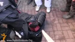 Ukraine Protesters Beat, Capture Police In Kyiv