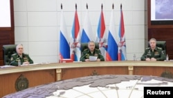 Սերգեյ Շոյգուն պաշտպանության նախարարության խորհրդի նիստում, Մոսկվա, 22 մարտի, 2023թ.