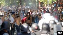 Protestat në Shkup