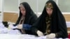 Iran - volunteers sew masks again coronavirus - screen grab
