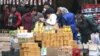 Armenia - A street market in Yerevan.