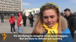 Border-Town Activists Ready To Defend Ukraine