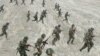 Nagorno-Karabakh -- Soldiers hold military exercises.