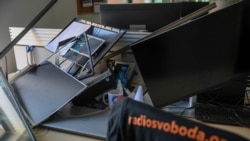 RFE/RL's Offices Damaged In Kyiv Strikes