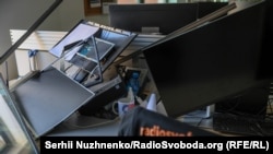 AzadlıqRadiosunun ofisinə də ziyan dəyib