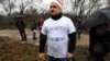 Leanid Smouzh was arrested after wearing this T-shirt.
