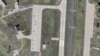 A 2022 Google Earth satellite image shows the Rogachevo air base on the Russian archipelago of Novaya Zemlya, not far from the Pankovo missile test site. 
