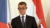 Andrej Babis, la summit-ul V4 de la Praga, noiembrie 2019