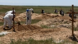 Алматы облусундагы коронавирустан көз жумгандар коюлган көрүстөн, 25-май, 2020