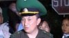 И.о. директора пограничной службы Казахстана Турганбек Стамбеков. Ушарал, 26 июля 2012 года.