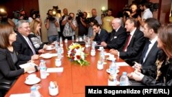 ეუთოს საპარლამენტო ასამბლეის პრეზიდენტის შეხვედრა საქართველოს პარლამენტის თავმჯდომარესთან