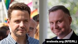 Рафал Тшаскоўскі і Анджэй Дуда