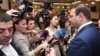 Armenia - Yerevan Mayor Taron Markarian talks to journalists, Yerevan, 8Jun2013