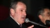 Armenia -- Opposition leader Levon Ter-Petrossian addresses a rally in Yerevan, 25Nov2011