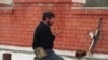 A Chechen resistance fighter at prayer (AFP file photo)