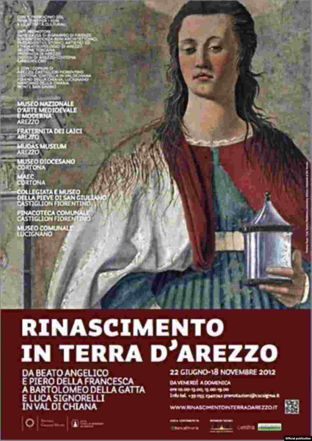 Renașterea pe pămînturile Arezzo-ului, afișul proiectului