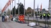 Macedonia - Protest of the professional soldiers, Skopje, 2Nov2009