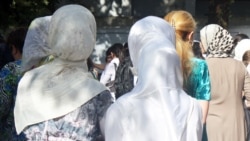 Tajikistan -- Tajik girl with hijab, 20Sep2012