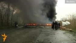 Combatanți separatiști au închis o cale de acces spre Sloviansk