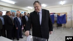 Evangelos Venizelos, lider PASKOK-a na glasanju