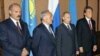CIS leaders at a summit in Kazan, August, 2005