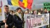 Protest împotriva explorării gazelor de şist, comuna Găgeşti, judeţul Vaslui, 15 septembrie 2013