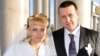 Галина Воронина с мужем в день бракосочетания, фото из семейного альбома. Караганда, 11 ноября 2011 года. 
