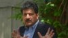 Pakistani journalist and TV presenter Hamid Mir.