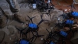 UKRAINE-CRISIS/EAST-FRONTLINE-DRONE