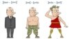 Etapele regimului Putin. Caricatură de Serghei Elkin.