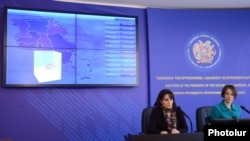 Armenia - Central Election Commission officials comment on voting in a presidential election, Yerevan, 18Feb2013.