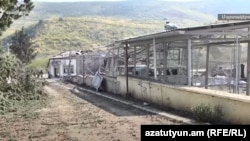 Մարտակերտի հիվանդանոցը ռմբակոծութունից հետո, 15-ը հոկտեմբերի, 2020թ․