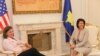 Presidentja Jahjaga në takim me ndihmës Sekretaren e shtetit të SHBA-ve për Evropë dhe Azi, ambasadoren Victoria Nuland.