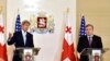 ჯონ კერისა და გიორგი კვირიკაშვილის ერთობლივი პრესკონფერენცია