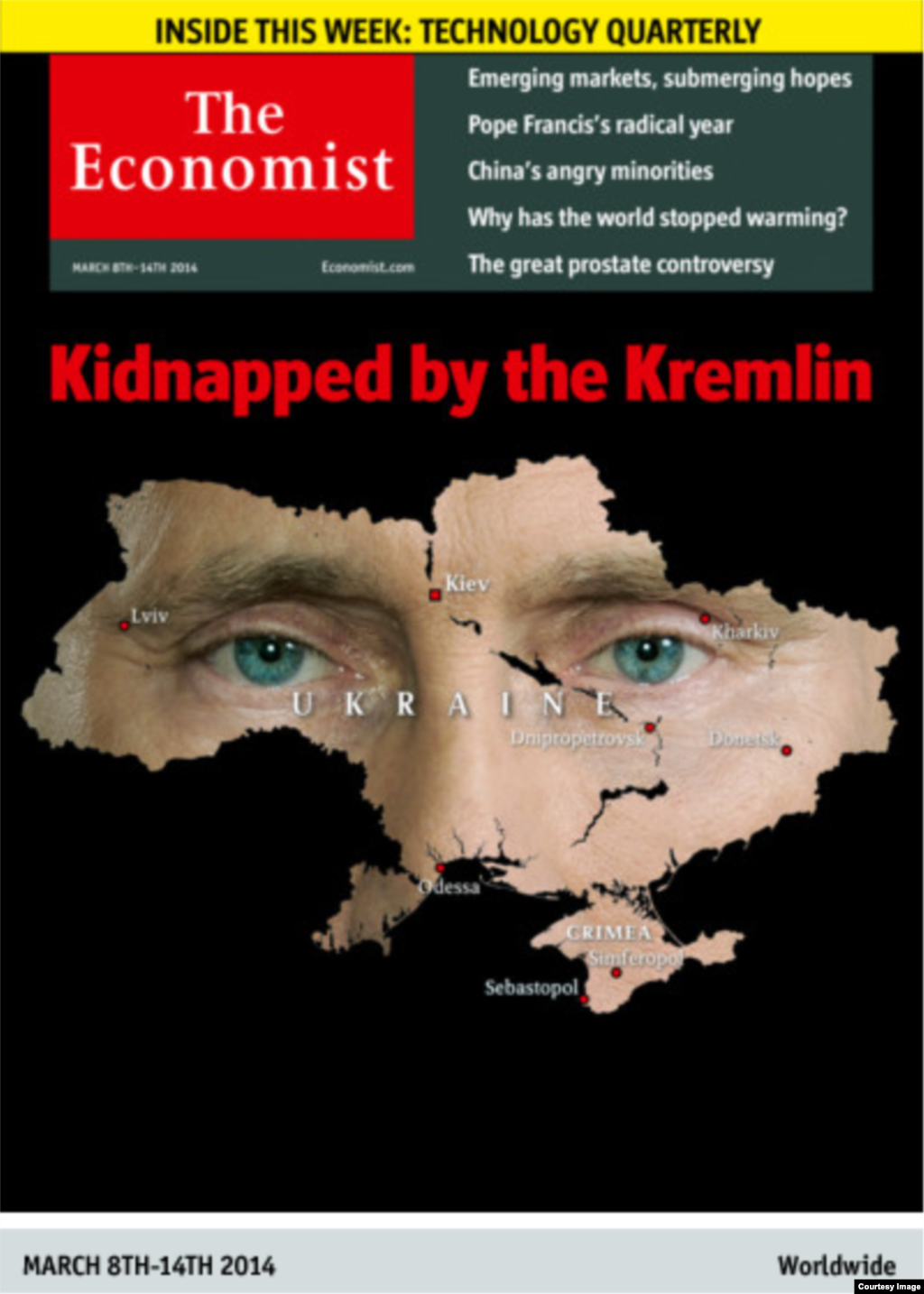 Британский The Economist: «Украдено Кремлем»