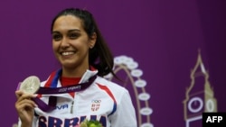 Ivana Maksimović sa srebrnom medaljom