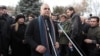 Armenia - Opposition presidential candidate Raffi Hovannisian addresses supporters in Yerevan's Liberty Square, 19Feb2013.