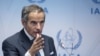 Rafael Grossi, director general of the International Atomic Energy Agency, speaks at the agency's headquarters in Vienna on September 11.