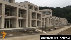 Armenia - A "training center" for Armenian tax and customs officials is under construction in Dilijan, 14Jul2015.