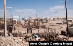 A village in rural Turkmenistan seen in July 2012