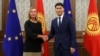 Federica Mogherini and Chyngyz Aydarbekov - Minister of Foreign Affairs of Kyrgyzstan, Bishkek, July 6, 2019